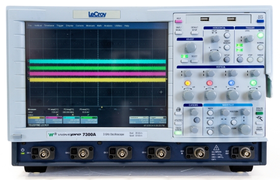 Teledyne LeCroy Wavepro 7300A Digital Oscilloscope 4 channels 3 GHz 20 GS/s